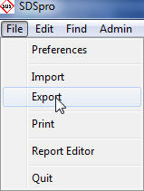 file export